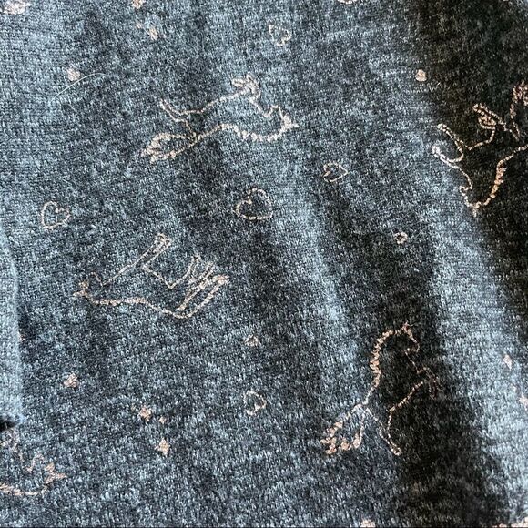 Belle Du Jour Girls Bronze Unicorn Sweater with 7/8 Sleeves Size S - Picture 3 of 6